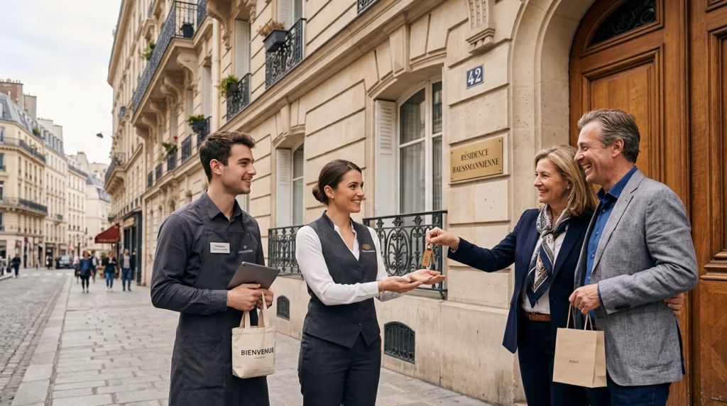 Propriétaires confiant leur logement à une conciergerie en Île-de-France
