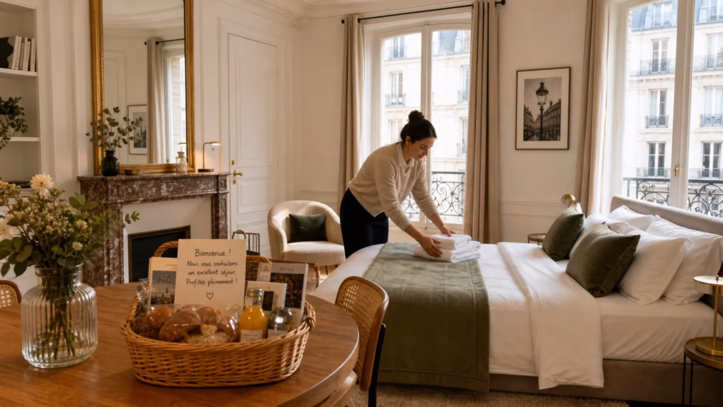 Appartement meublé prêt à accueillir des voyageurs en location courte durée